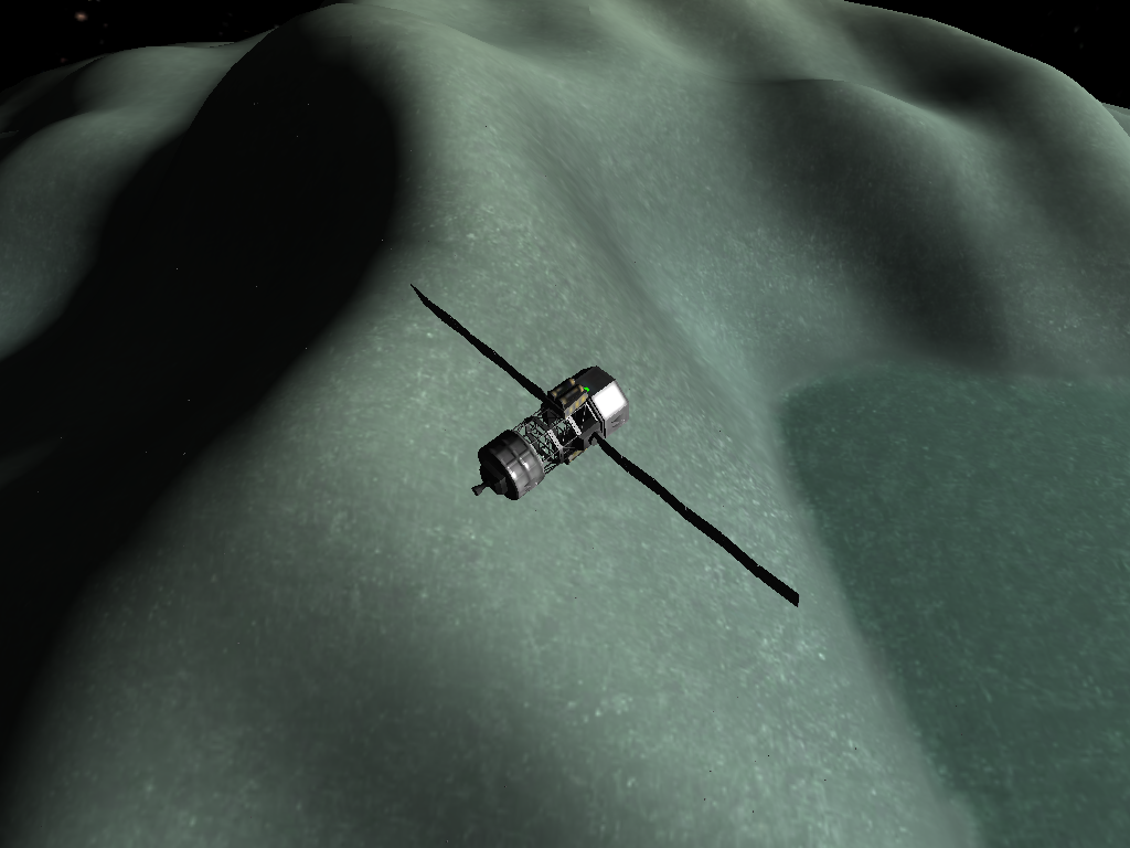 Beacon Alpha im Minmus Orbit