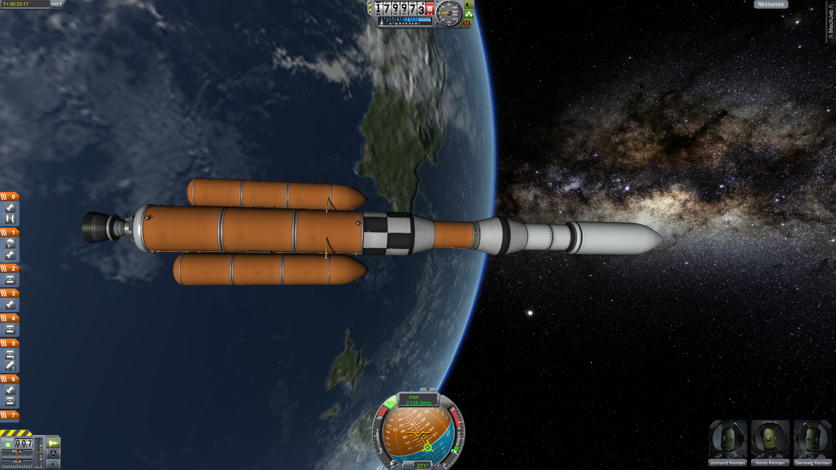 Saturn V 2.0 Mars Transfer Vehicle