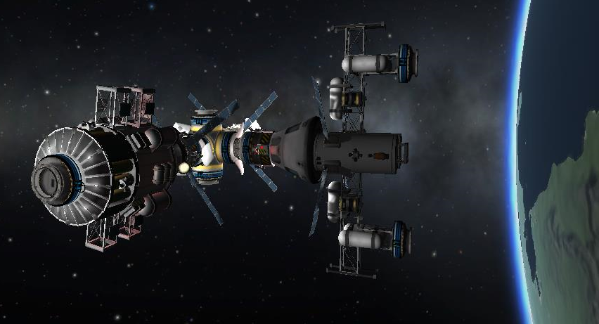 KSS  Kerbal Space Station   (new Game)