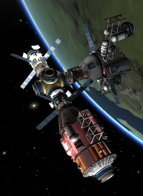 KSS  Kerbal Space Station   (new Game)