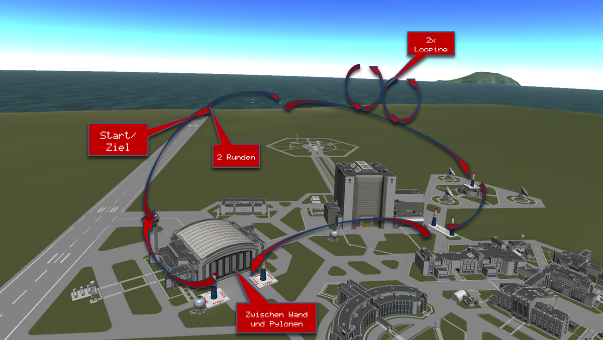 Kerbal AirRace 2015 - Strecke 4