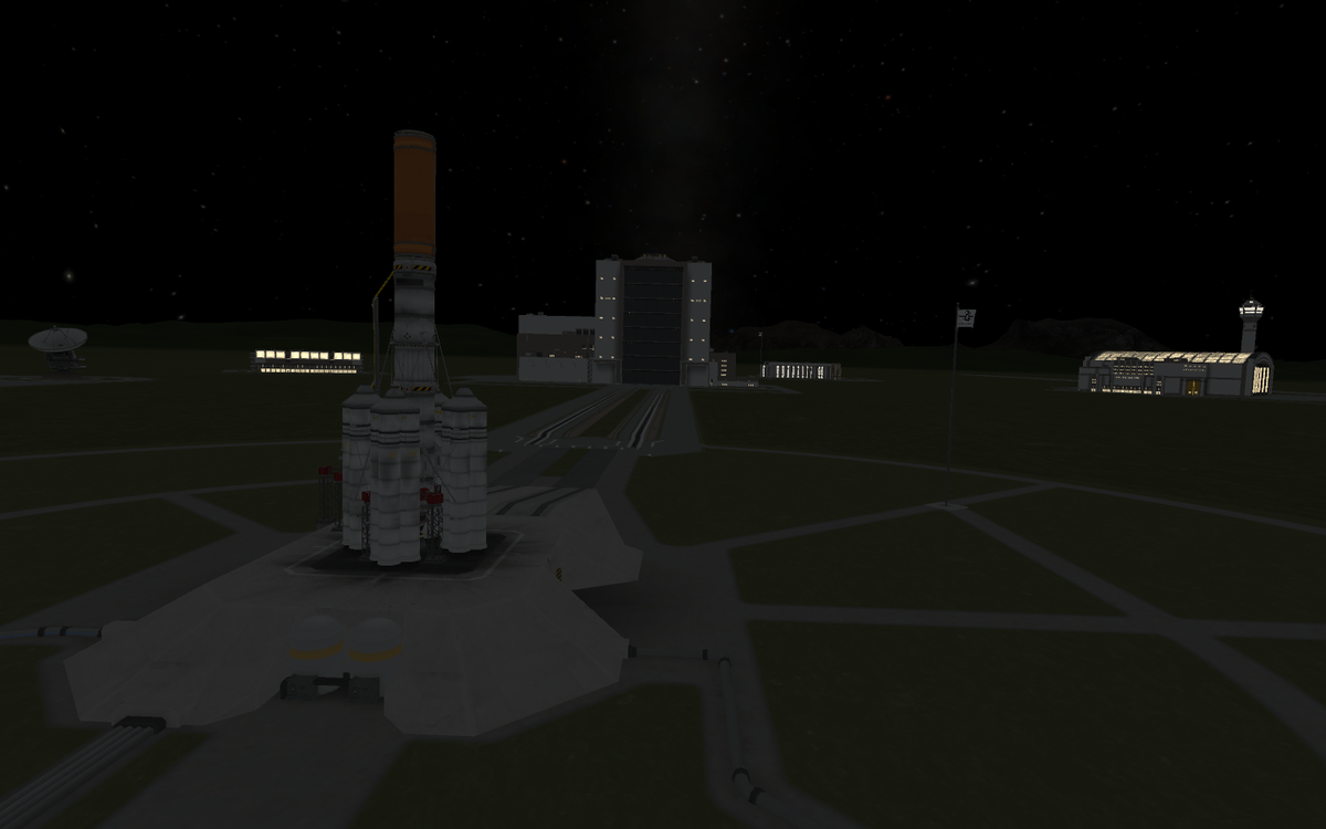 KSC bei Nacht