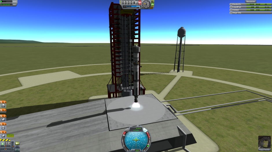 8 Part Rakete für Minmus und zurück Flug